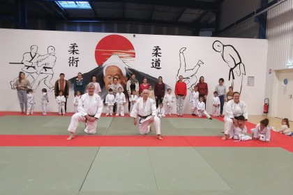 Derniers cours de l'année éveil judo le 17 décembre 2025