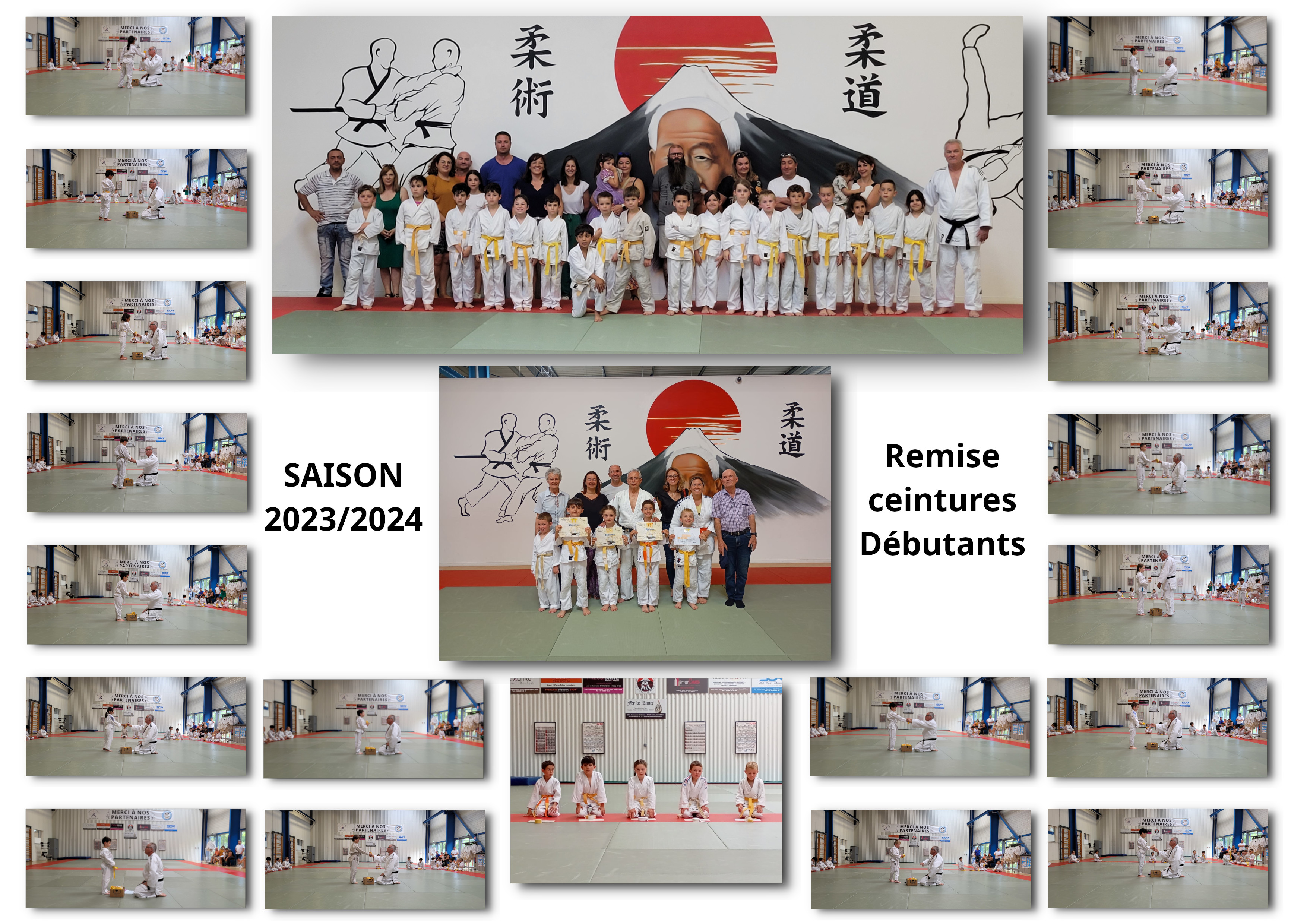 Remise ceintures débutants 2024